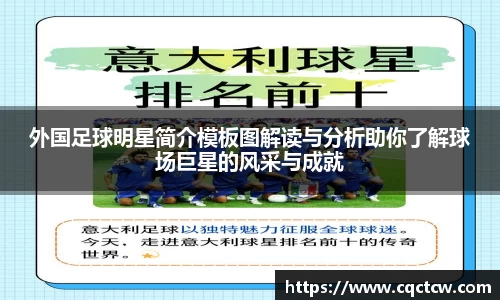 外国足球明星简介模板图解读与分析助你了解球场巨星的风采与成就